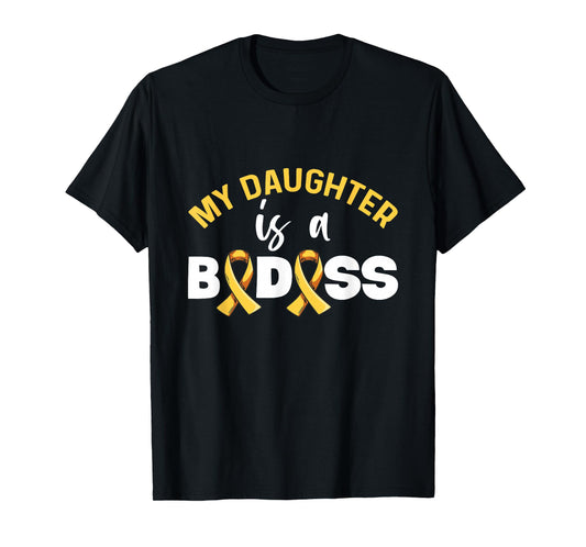 Childhood Cancer Awareness Design for a Dad of a Warrior T-Shirt