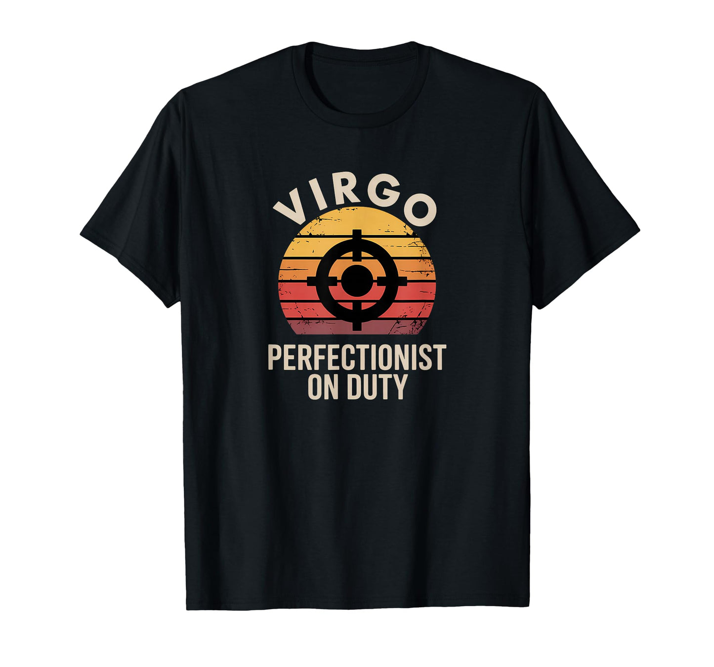 Vintage Virgo Horoscope Clothing - Perfectionist on Duty T-Shirt
