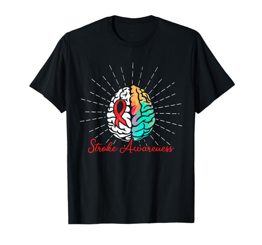 Stroke Awareness Survivor Treatment Strong Warrior T-Shirt