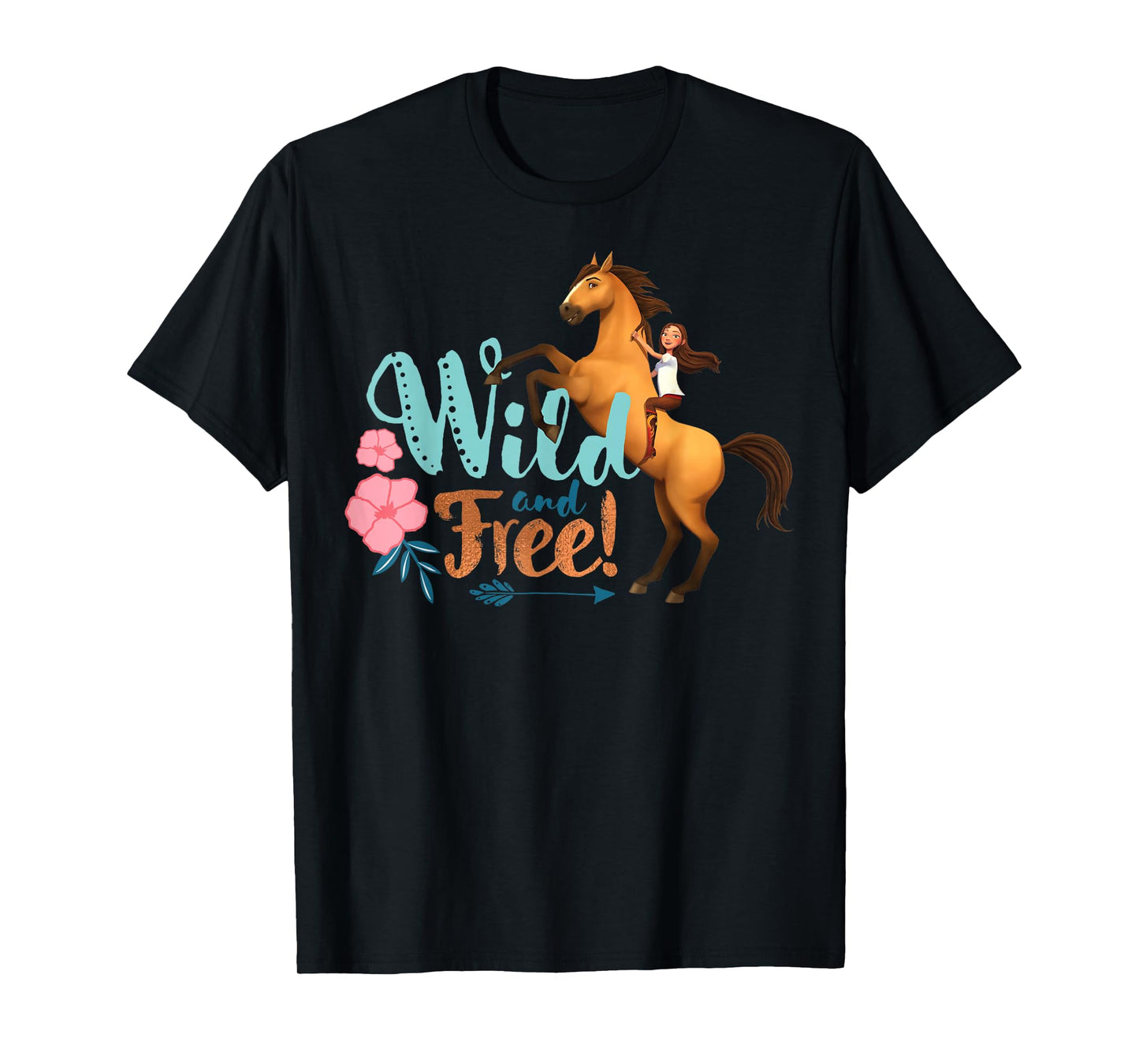 DreamWorks Spirit Riding Free Spirit Wild and Free T-Shirt