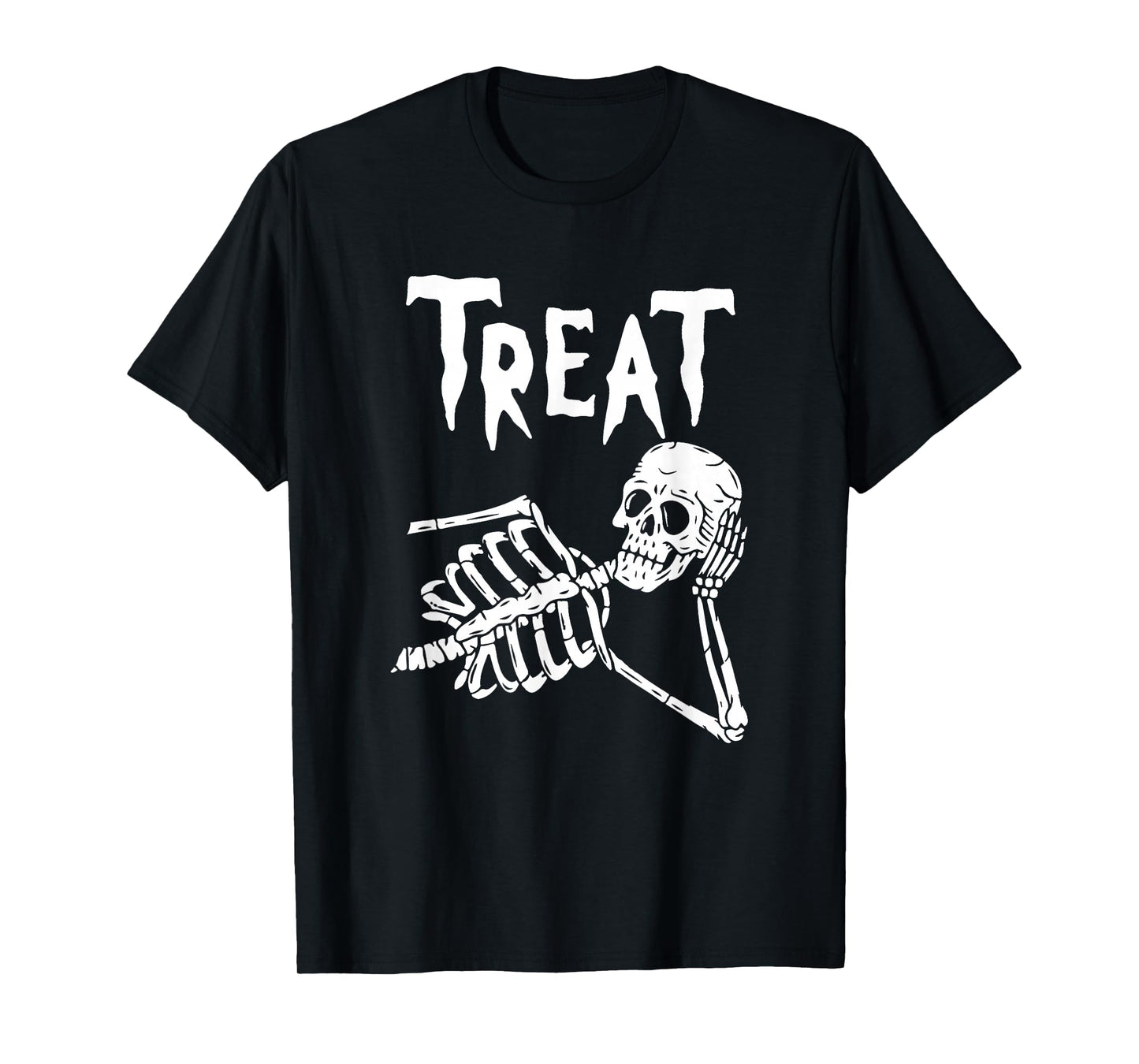 She's My Trick and He's My Treat Skeleton Couples Halloween T-Shirt