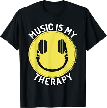 Music is my therapy music lover T-Shirt