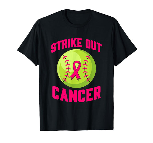 Strike Out Breast Cancer Awareness Softball Fighters T-Shirt