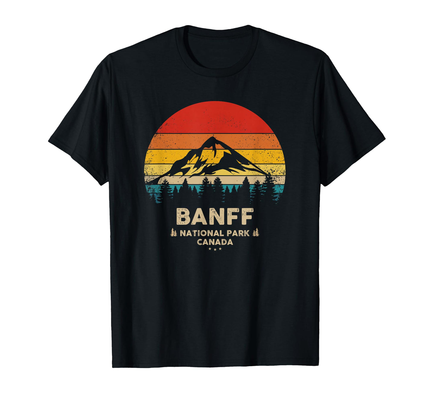 Banff - Canadian National Park Retro Souvenir T-Shirt