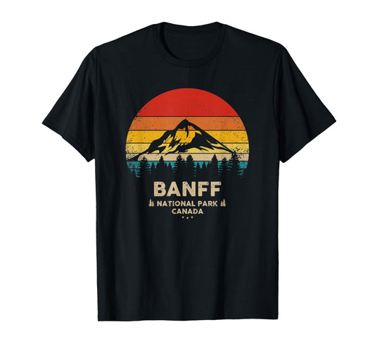 Banff - Canadian National Park Retro Souvenir T-Shirt