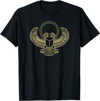 Scarab Egypt Lucky Charm Beetle Animal Ra Sun God Scarabaeus T-Shirt
