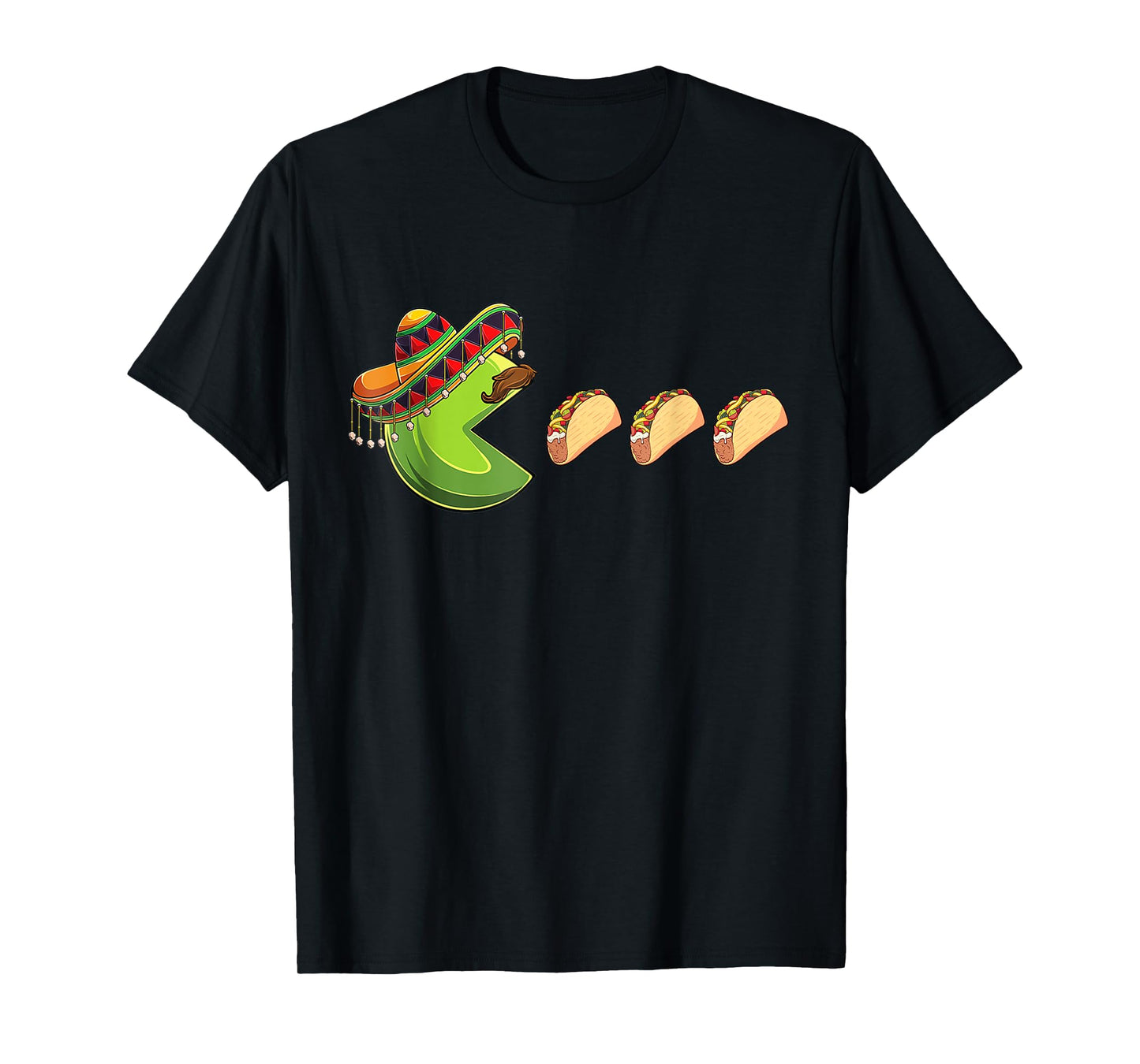 Funny Eating Tacos Cinco De Mayo Boys Kids Woman Men Mexican T-Shirt