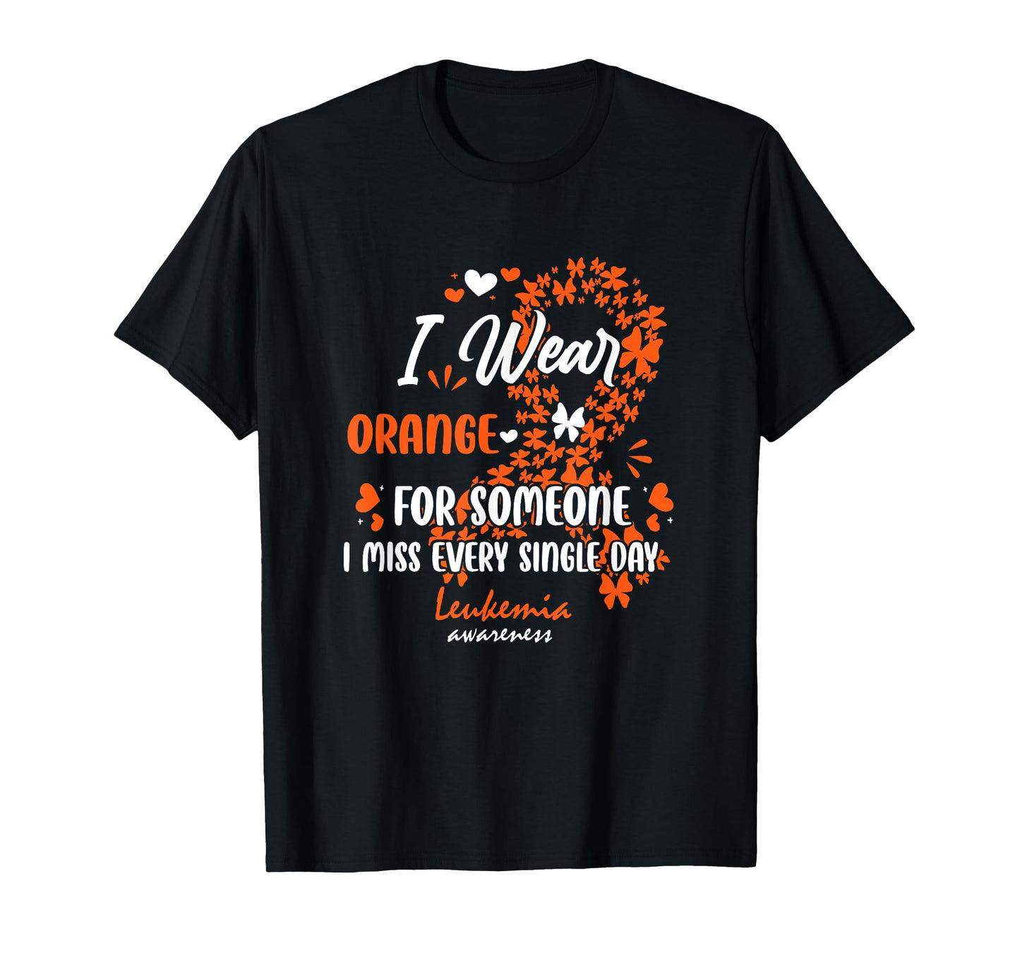 Leukemia Angel Blood Cancer Support Family In Memory T-Shirt