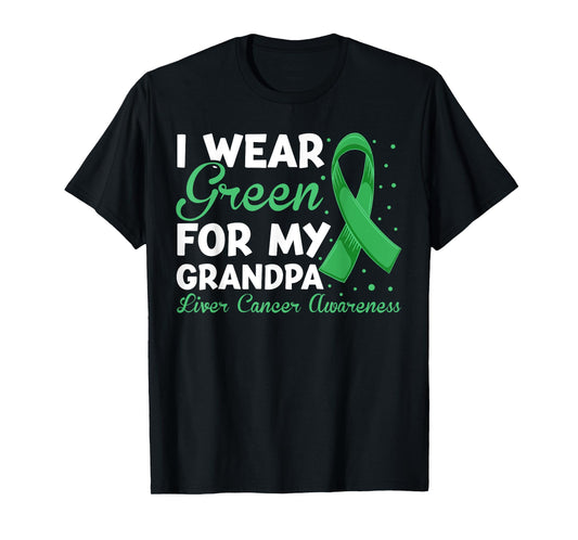 Liver Cancer Grandpa Shirt, Fight Liver Cancer Grandpa T-Shirt