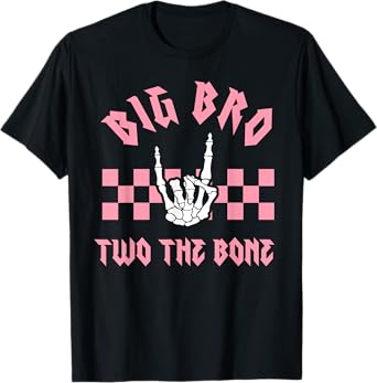 Big Bro Bad Two the Bone Birthday 2 Years Old Birthday T-Shirt