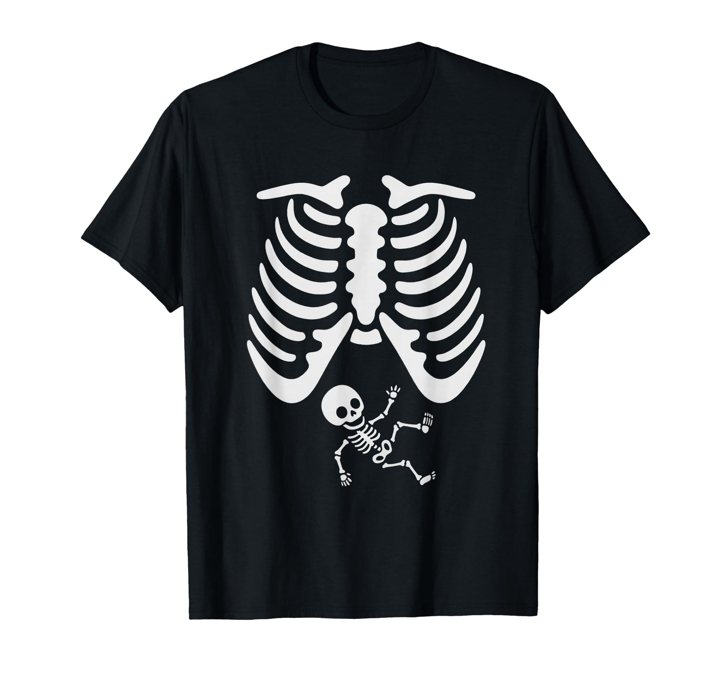 Funny Cute Skeleton Baby Pregnancy Halloween T-Shirt