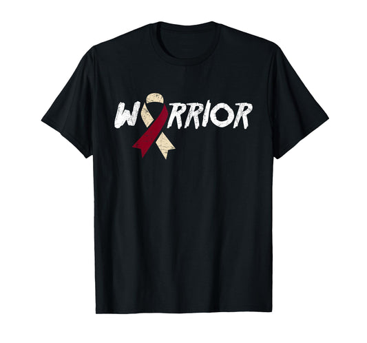 Throat Cancer Oral, Head & Neck Cancer Warrior Fighter T-Shirt