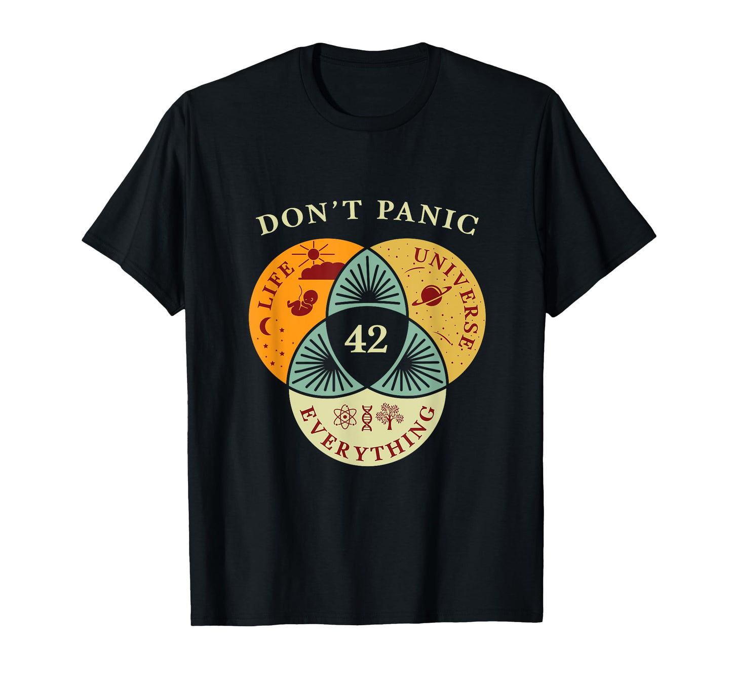 Life Universe Everything 42 Science Fiction Space Lovers T-Shirt