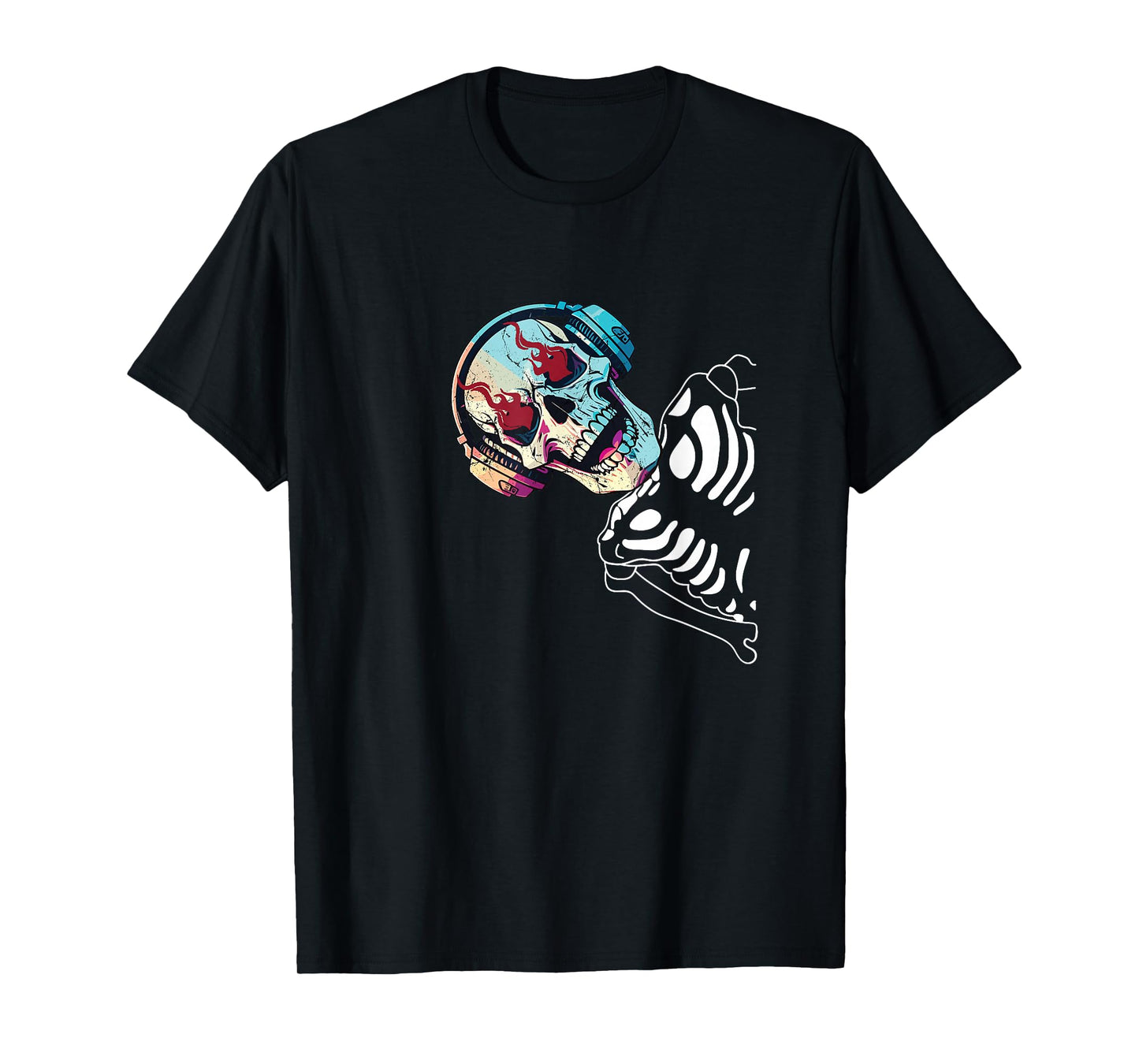 Peek-a-Boo Bone Buddy, Funny, Cute Halloween Costume Graphic T-Shirt