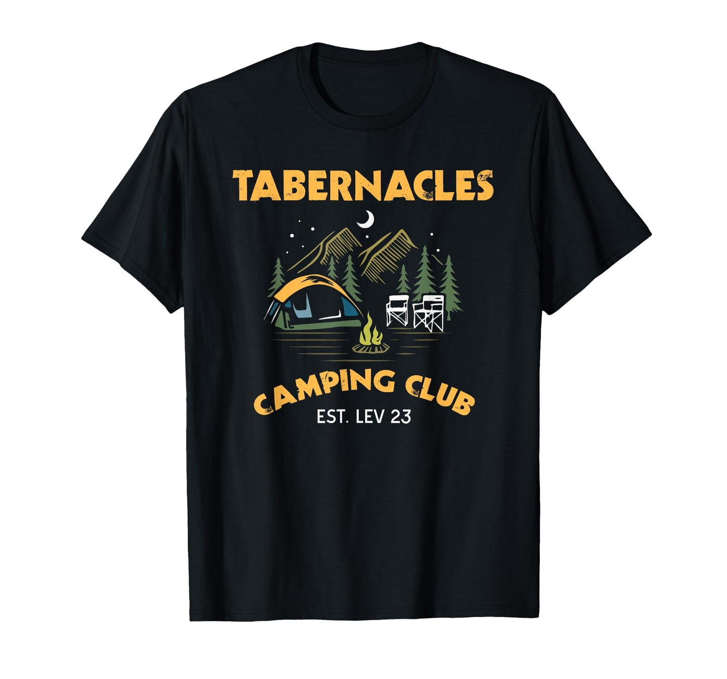Tabernacles Camping Club Bible Study Sukkot T-Shirt