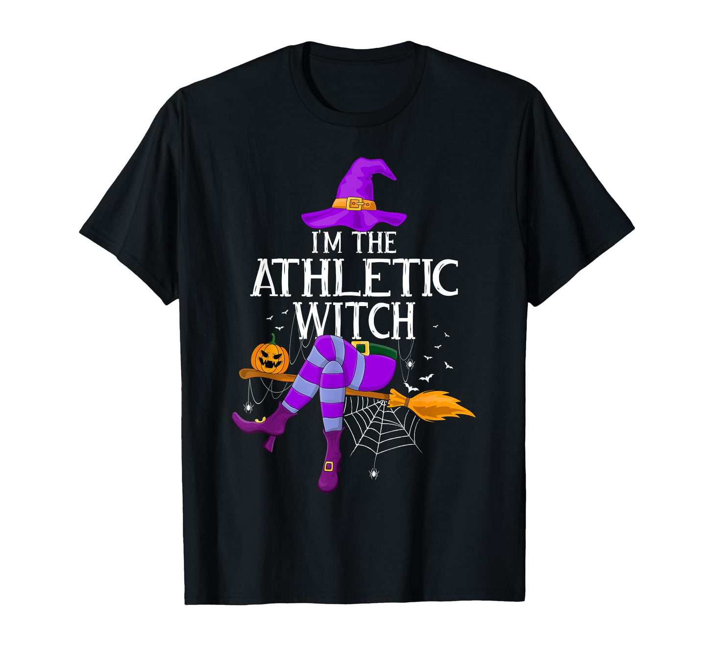 Athletic Witch Matching Family Costume Witch Halloween T-Shirt