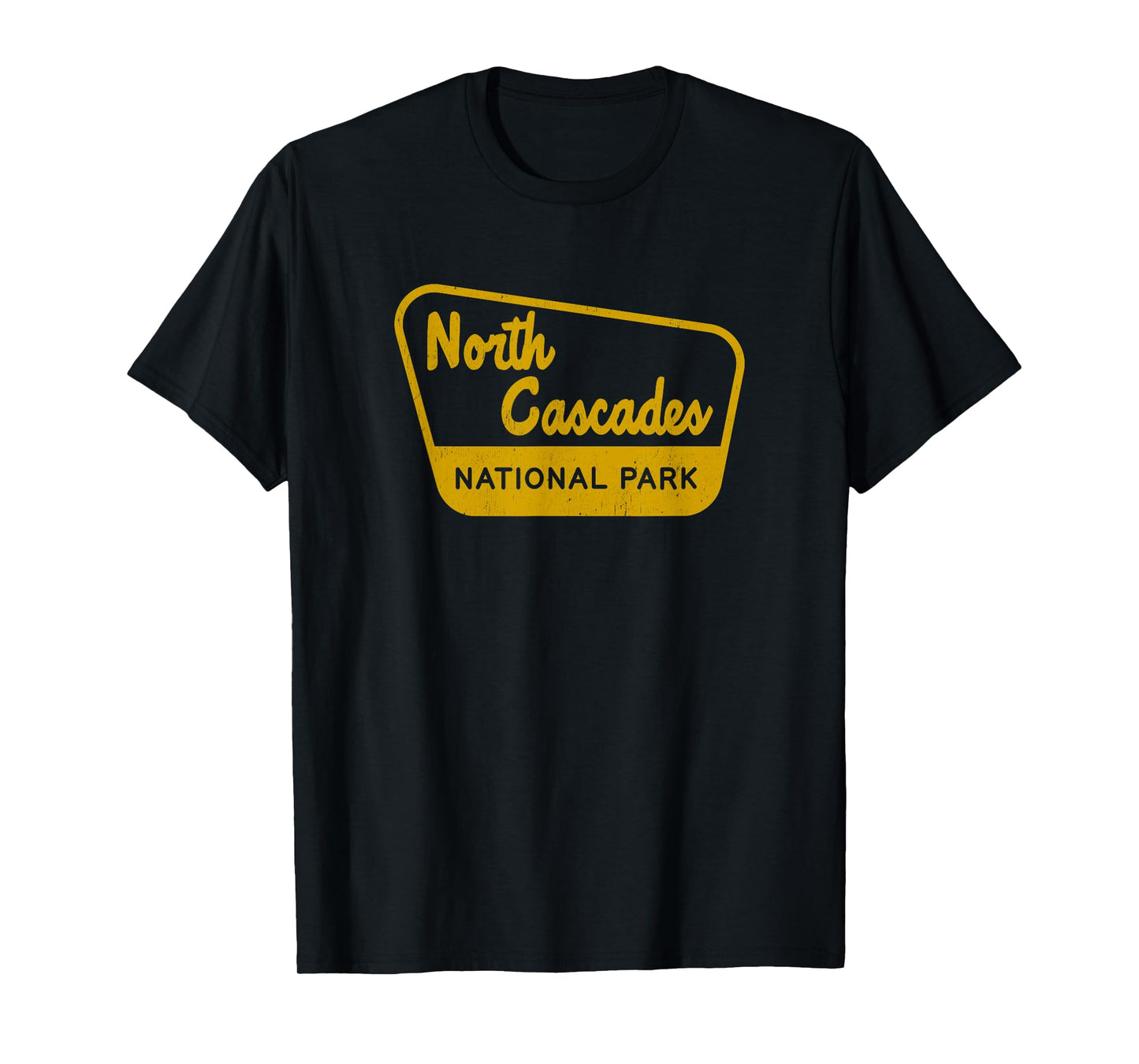 North Cascades National Park Vintage Inspired Sign Graphic T-Shirt