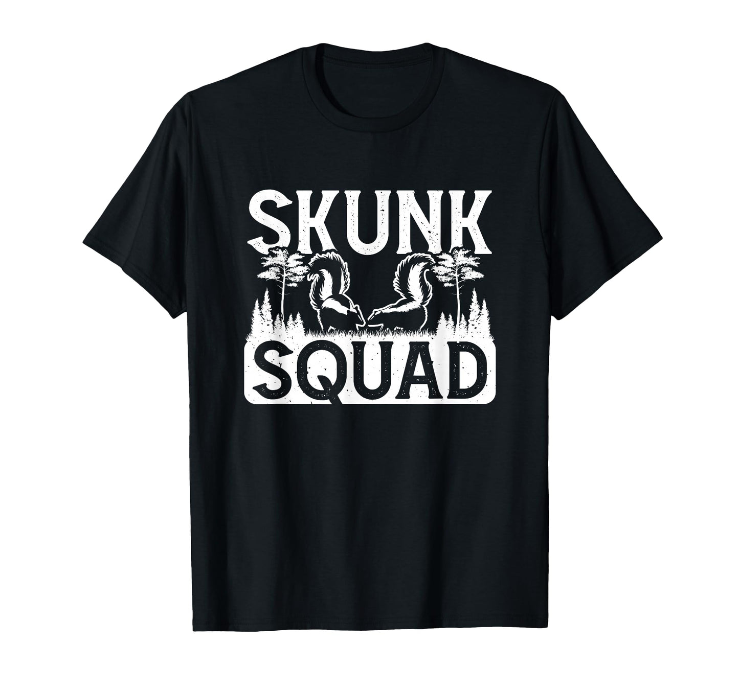 Skunk Squad Funny Skunk Animal Lovers T-Shirt