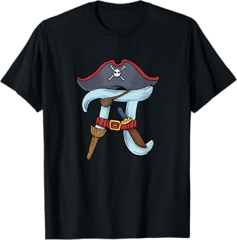 Pi Rate Funny Maths Pi Pirates T-Shirt