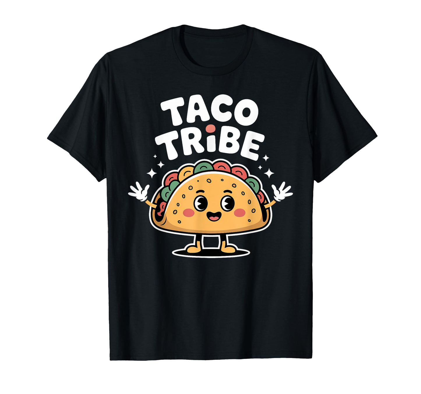 Taco Tribe Playful Cartoon Tacos T-Shirt