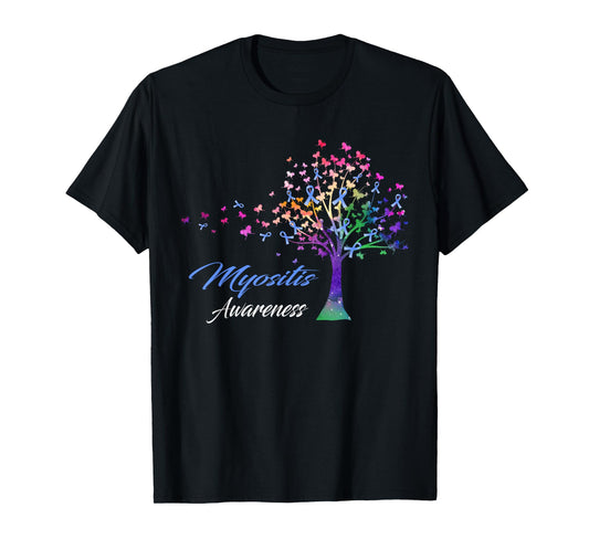 Tree Ribbon Myositis Awareness T-Shirt