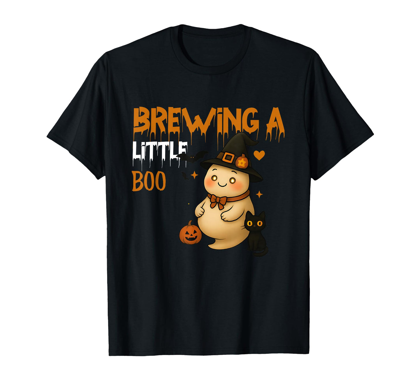 Happy Halloween Pregnant Baby Skeleton Spooky Season New Mom T-Shirt