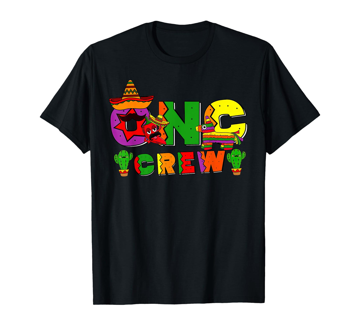 ONC Crew Cinco De Mayo Hematology Oncology Nurse Pediatric T-Shirt