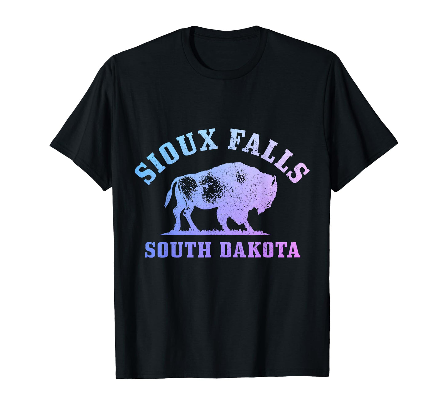 Sioux Falls South Dakota Bison Buffalo National Park Vintage T-Shirt