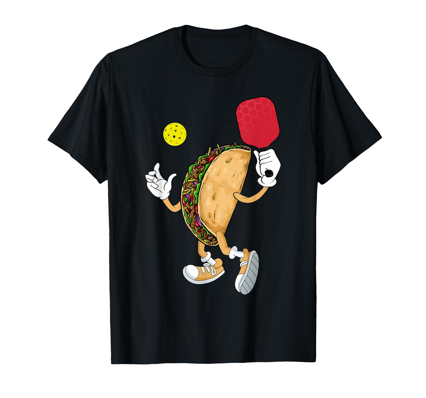 Mexico Taco Pickleball Player Sports Lover Cinco De Mayo Men T-Shirt