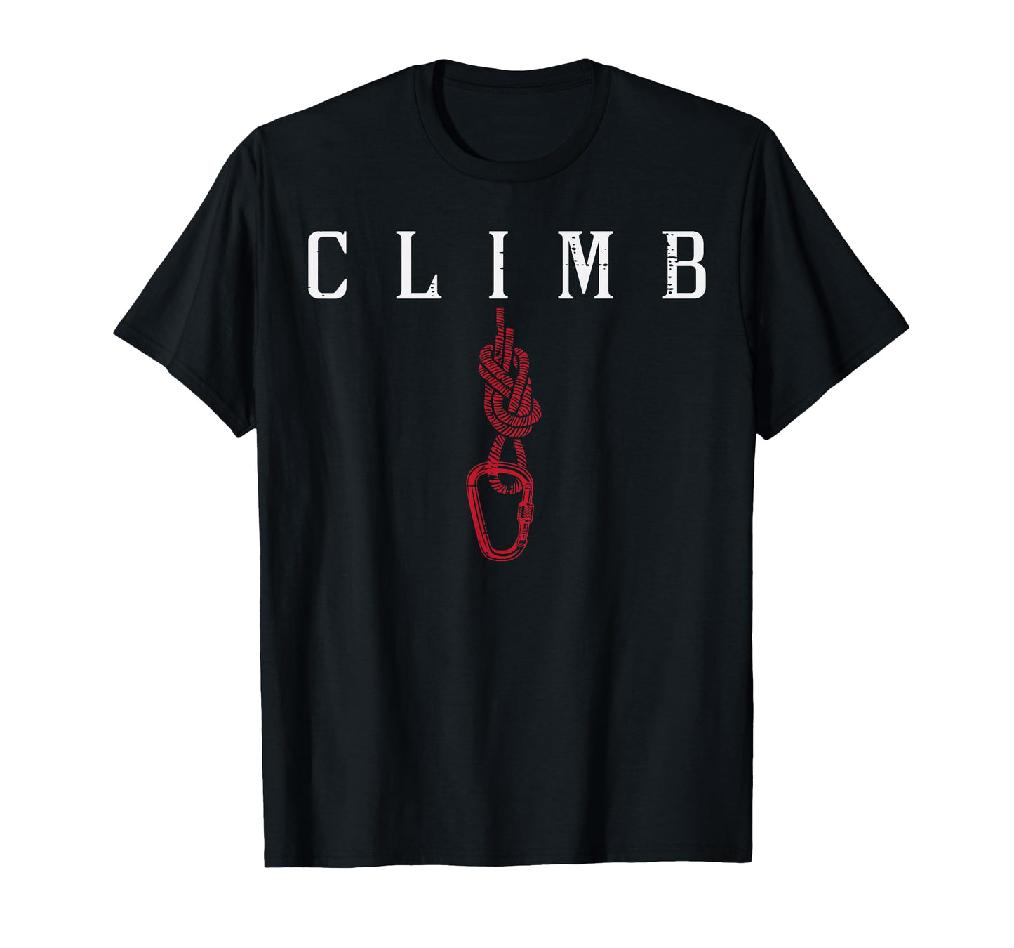 Climb Rope Carabiner Rock Climbing Climber Men Women Kids T-Shirt