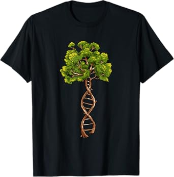 Science DNA Tree of Life Biology Genetics Environment Lovers T-Shirt