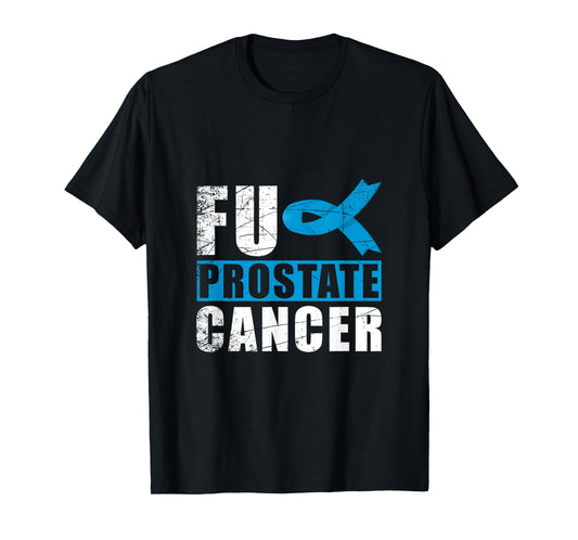 Light Blue Ribbon Gift Prostate Cancer Awareness T-Shirt