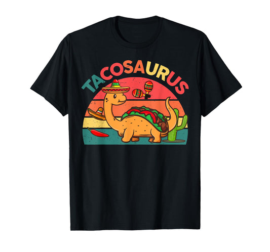 Cute Taco Shirt Kids Toddler Tacosaurus Dinosaur T-rex Taco T-Shirt