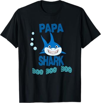 Papa Shark Gift Father - Camisa de Regalo Papa en espanol T-Shirt