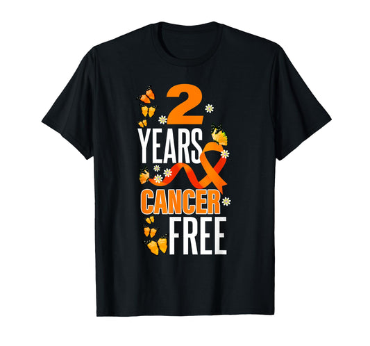 2 Year Cancer Free For Kidney Cancer Awareness T-Shirt