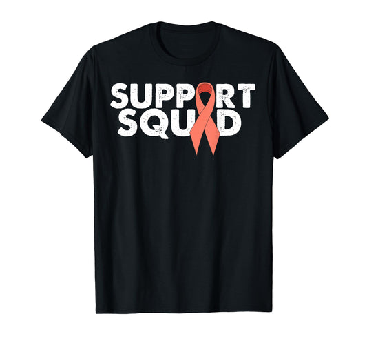 Uterine Cancer Support Ribbon T-Shirt