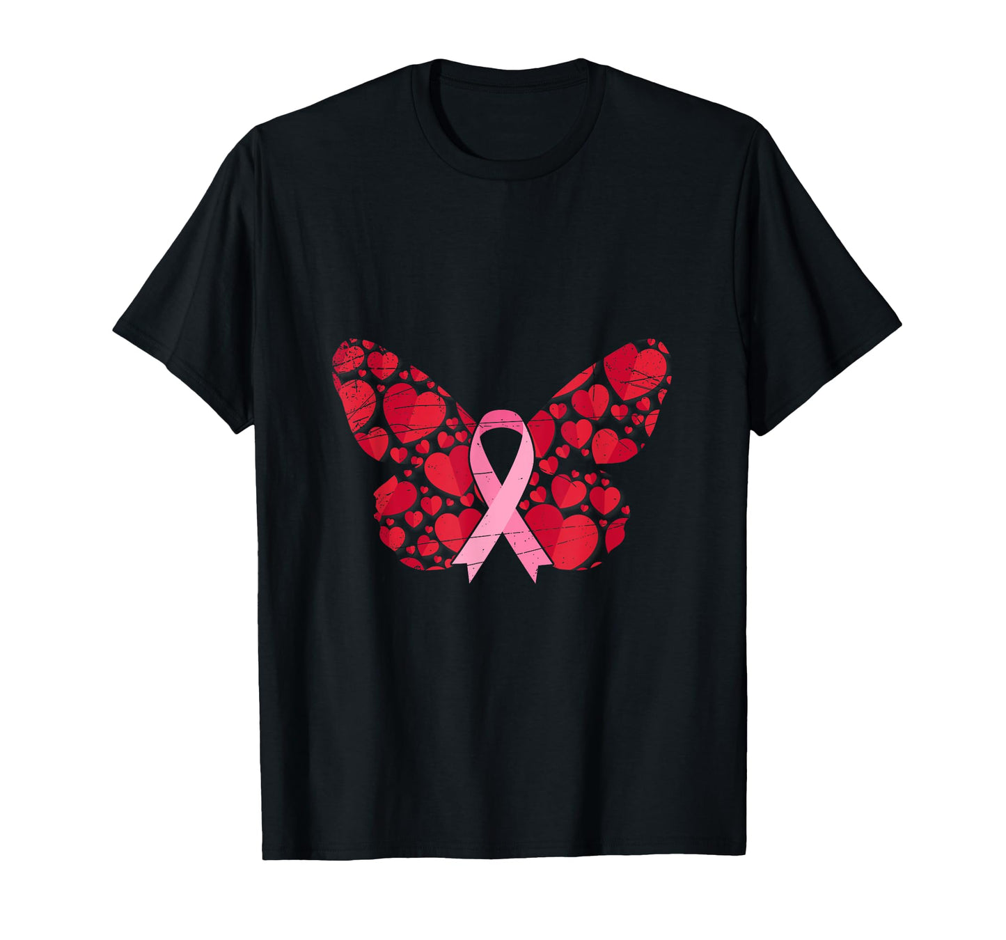 Cancer Survivor Butterfly Women Gift Breast Cancer Awareness T-Shirt