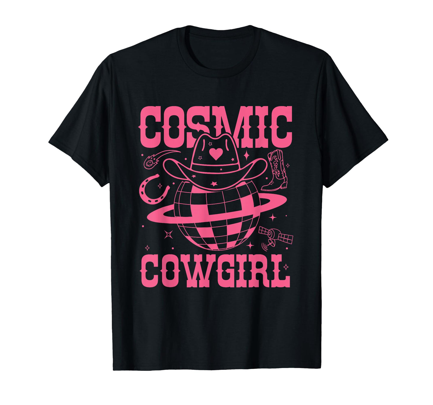 Cosmic Space Cowgirls Shirt Bachelorette Party Rodeo Girls T-Shirt