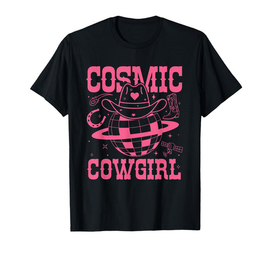 Cosmic Space Cowgirls Shirt Bachelorette Party Rodeo Girls T-Shirt