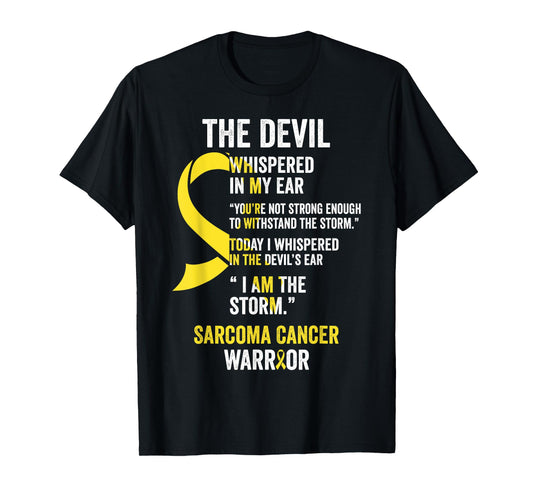 The Devil- Sarcoma Cancer Awareness Support Ribbon T-Shirt