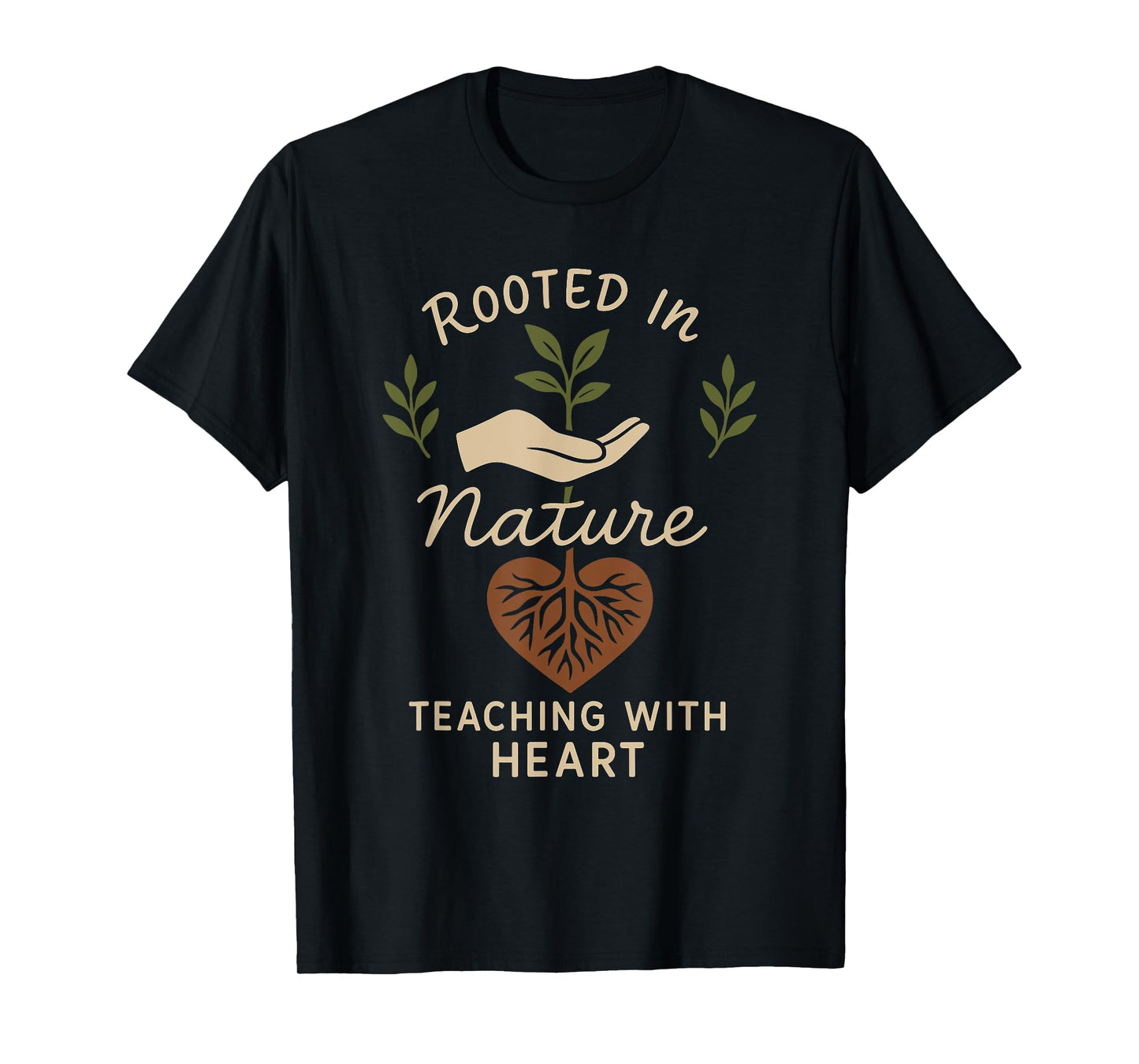 Forest School Teacher Outdoor Nature Educator Wild Learning T-Shirt