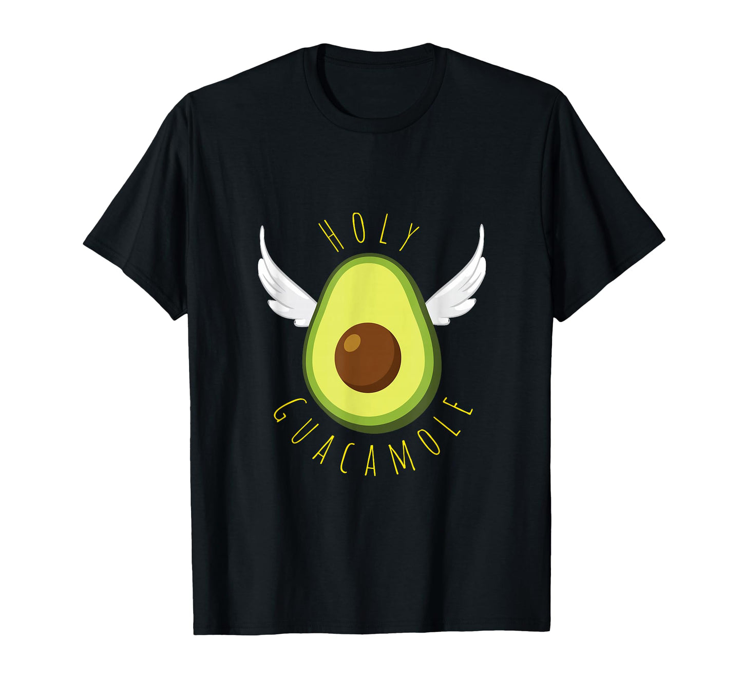 Avocado Dress Angel TShirt Funny Holy Guacamole Pun Tee T-Shirt