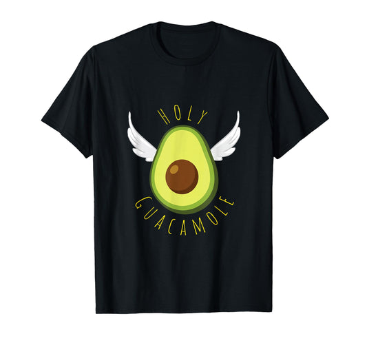 Avocado Dress Angel TShirt Funny Holy Guacamole Pun Tee T-Shirt