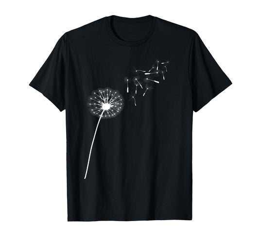 Dandelion Flower Outdoor Blowing In The Wind Plants T-Shirt