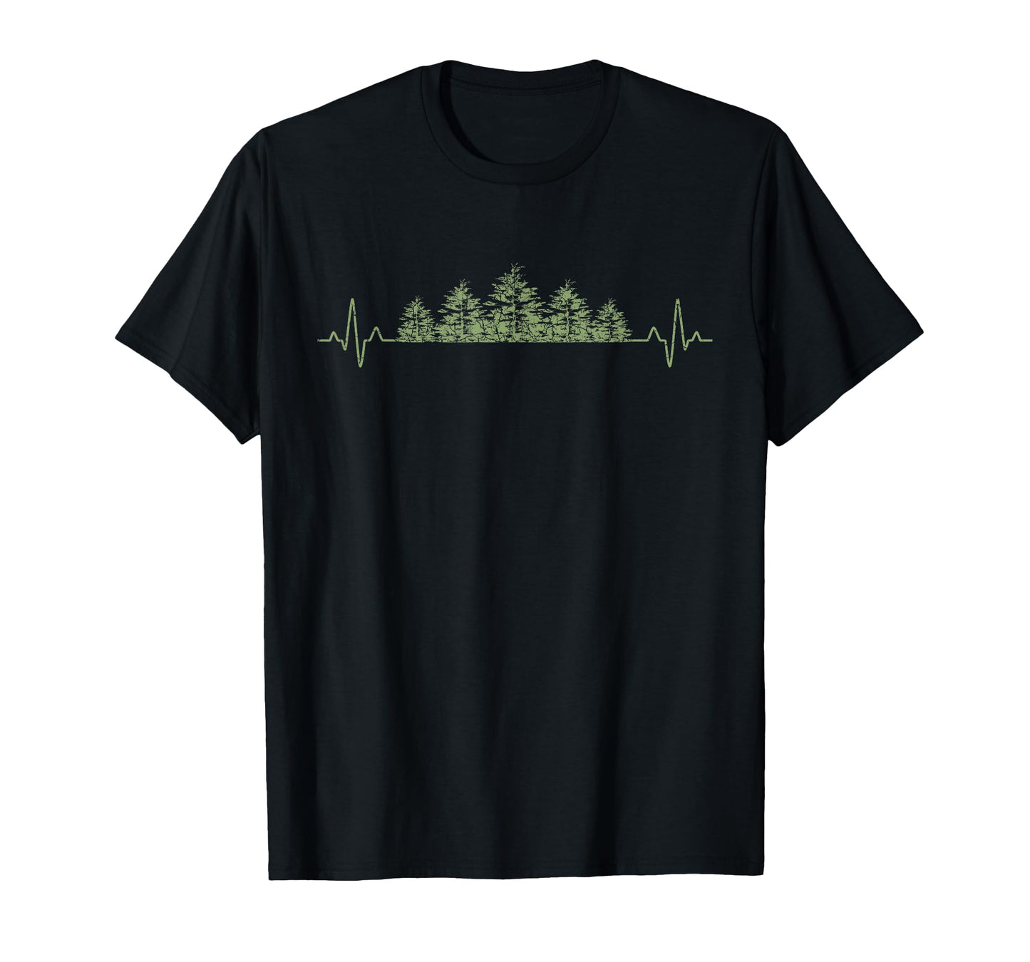 Wildlife Forest Trees Outdoors Heartbeat Nature T-Shirt