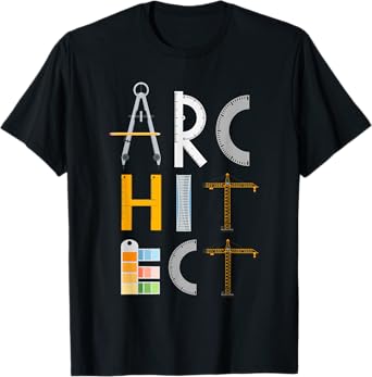 Architect Tshirt Gifts Architecture Students Men Women Kids T-Shirt