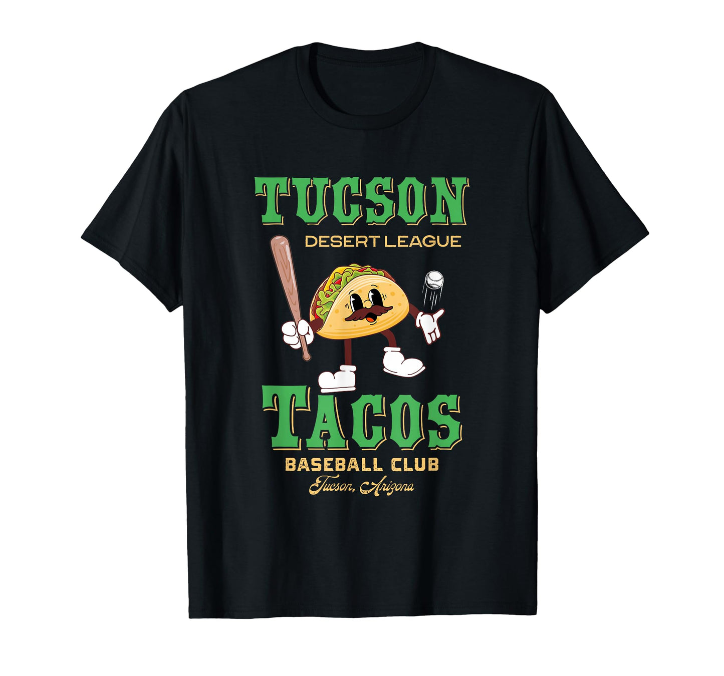 Tucson Tacos Retro Minor League Baseball Team T-Shirt