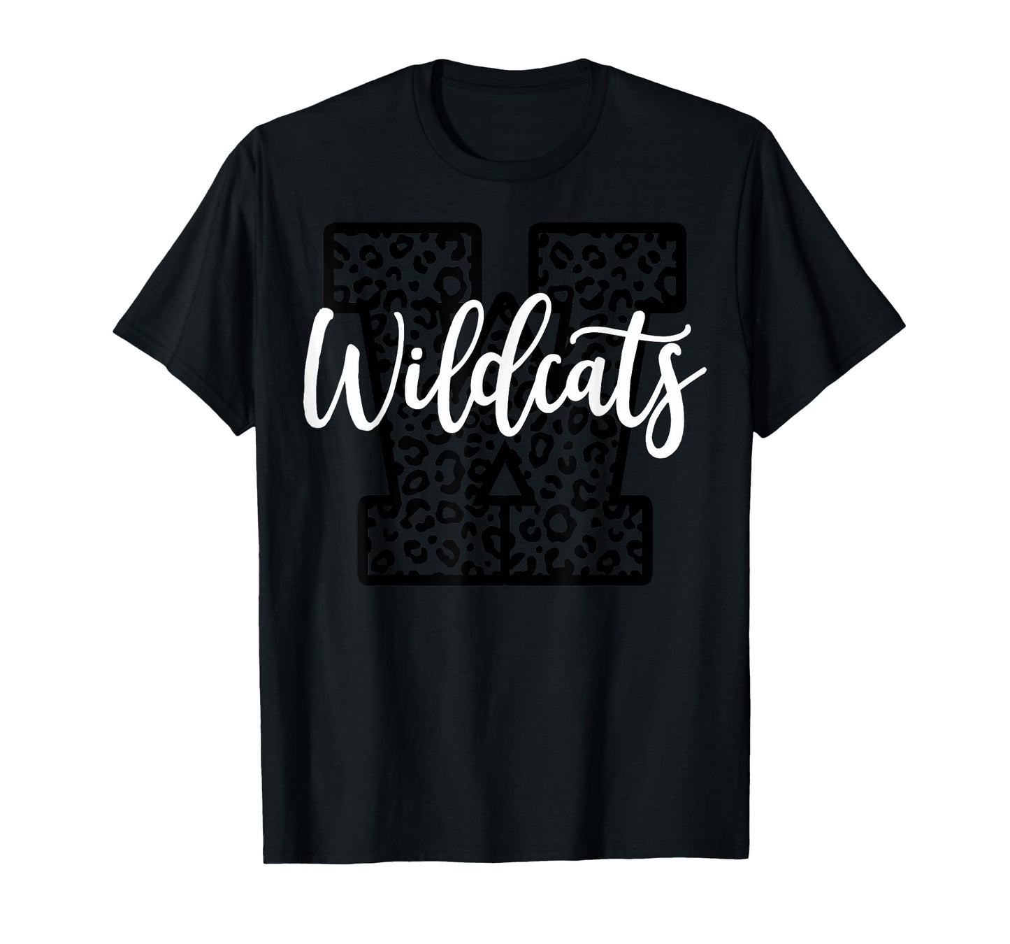 Wildcats School Spirit Mascot Leopard Cheer Fan Game Day T-Shirt