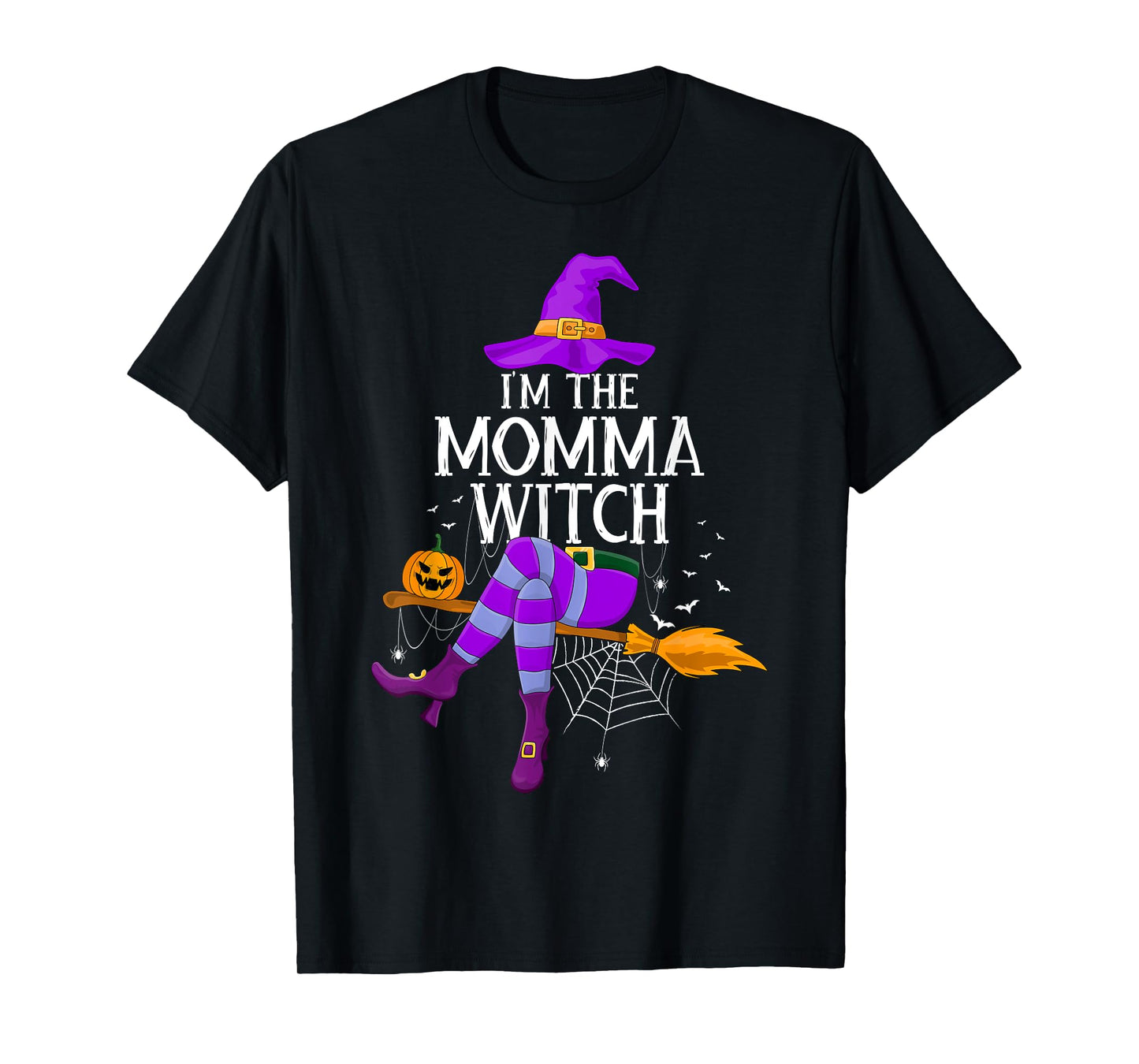 Matching Family Costume I'm The Momma Witch Halloween Women T-Shirt