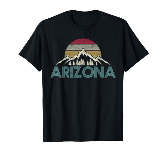 Arizona Vintage Retro Mountains Nature Hiking Souvenir Gift T-Shirt